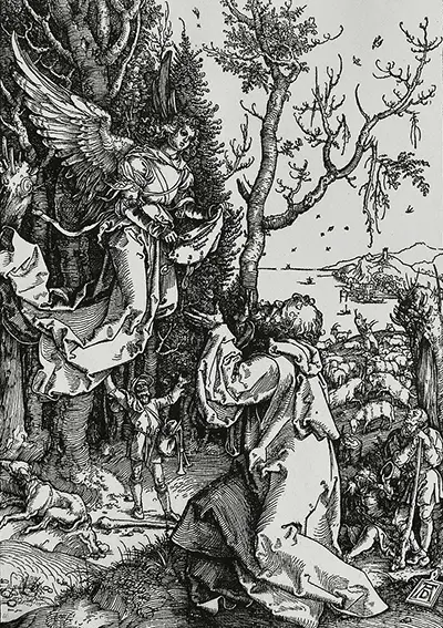 Der Engel erscheint Joachim (The Angel Appearing to Joachim) Albrecht Durer